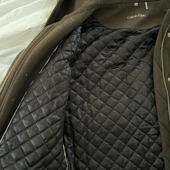 Calvin Klein Coat (Army green) Size Small - Picture 4 of 7